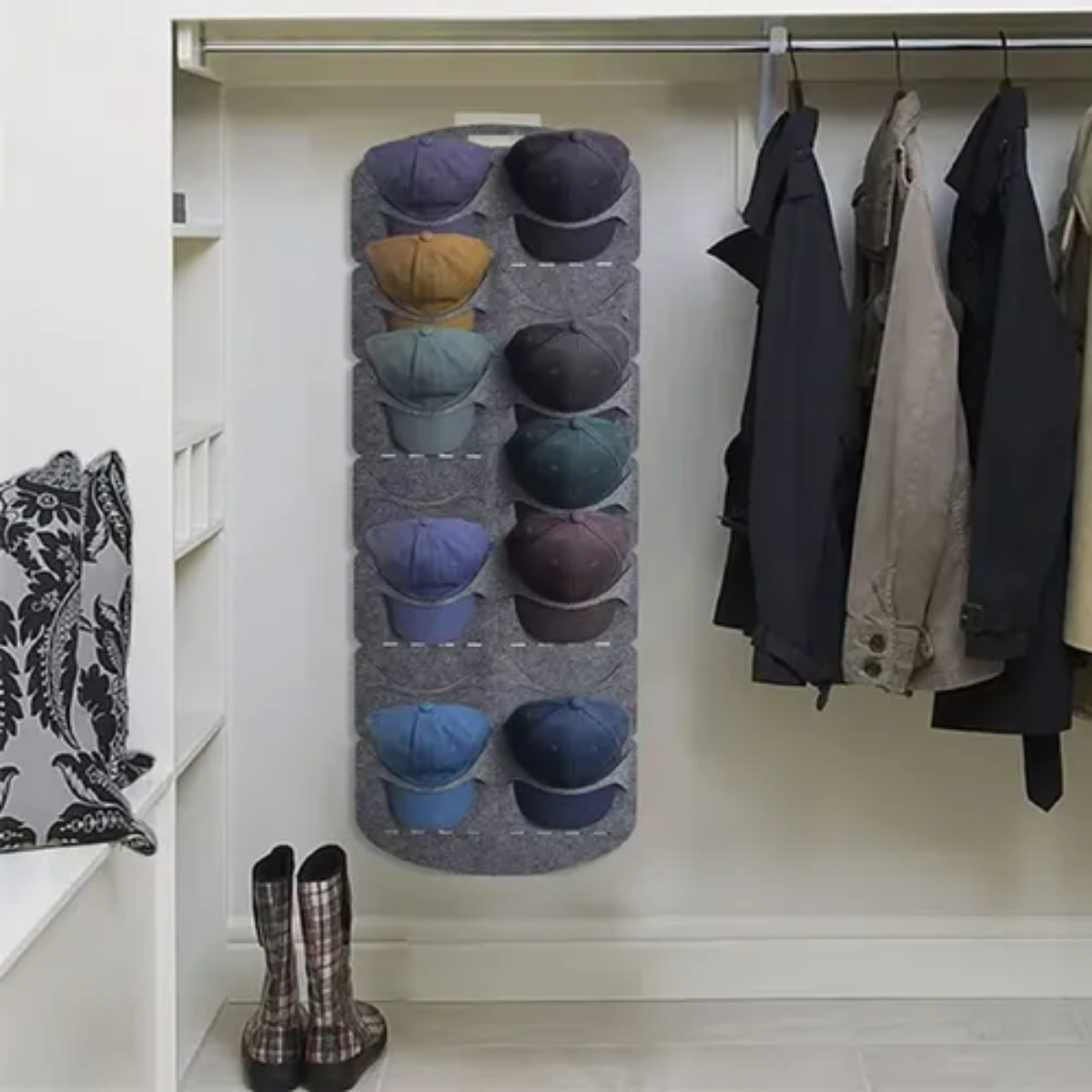 Organizador Colgante Plegable Para Gorra